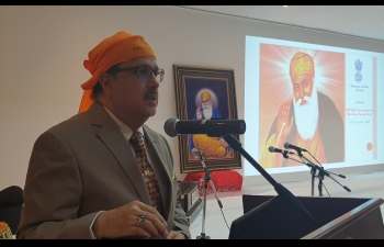 Embassy of India, Riyadh celebrates the 550th  Birth Anniversary of Shri Guru Nanak DevJion November 14, 2019